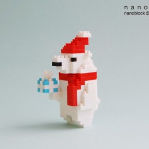 ナノブロッククリスマスくま